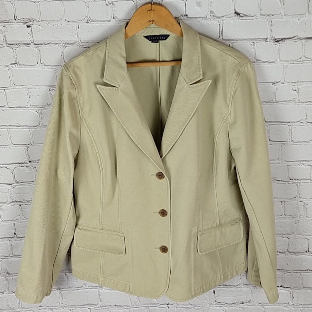 Land's End Classic 3 Button Blazer
